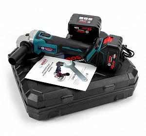 Аккумуляторная угловая шлифовальная машина Bosch GWX 48V-10C 48V 6А час болгарка synthetic.ua - Фото 1