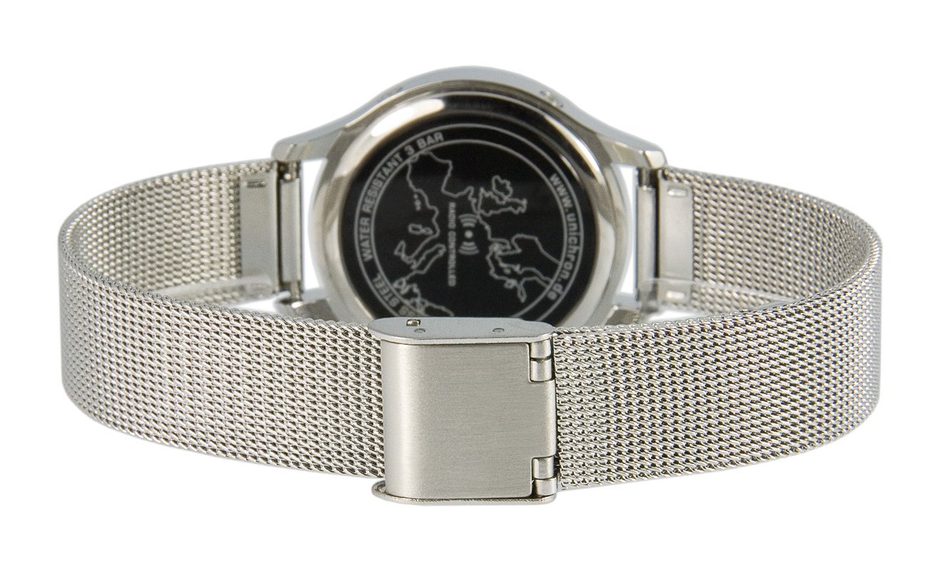 Жіночий радіокерований годинник MARQUIS Elegant (механізм Junghans) Міланський браслет, корпус з нержавіючої сталі 964.4101, сріблястий, фото №2