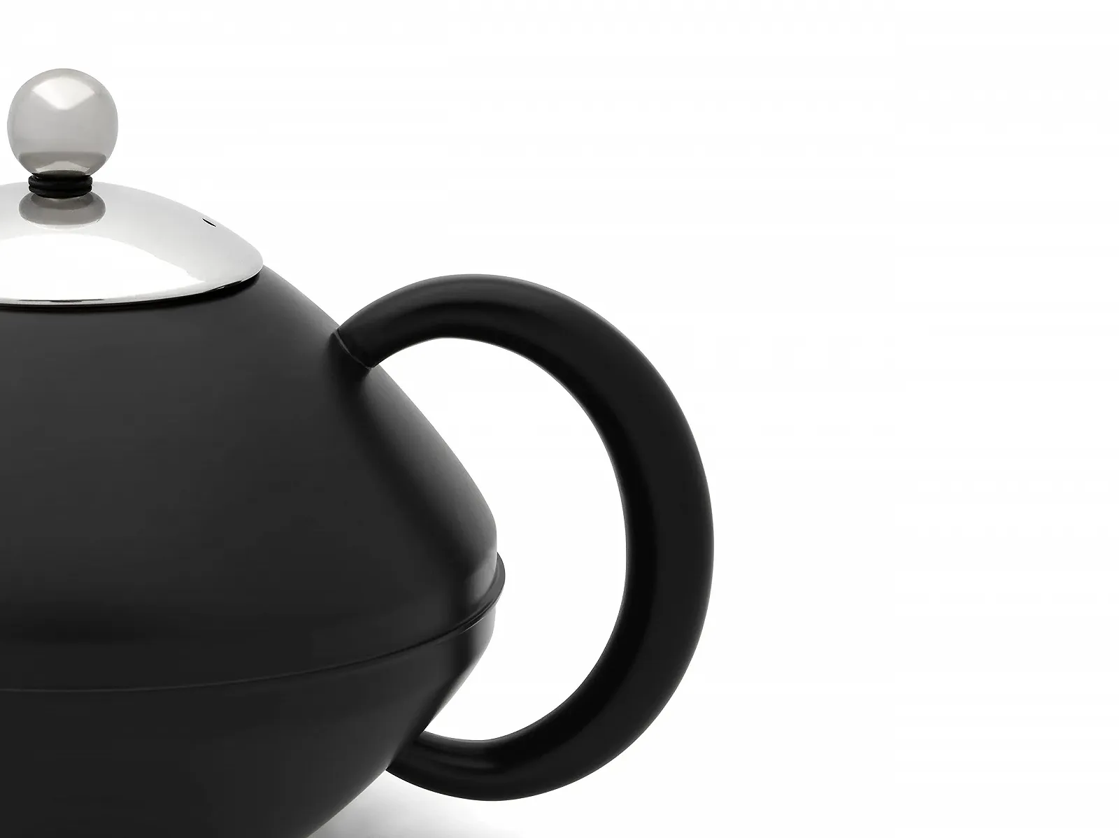 Чайник-заварник Bredemeijer Великий Чорний з подвійними стінками з нержавіючої сталі 1.4 літра, фото №4