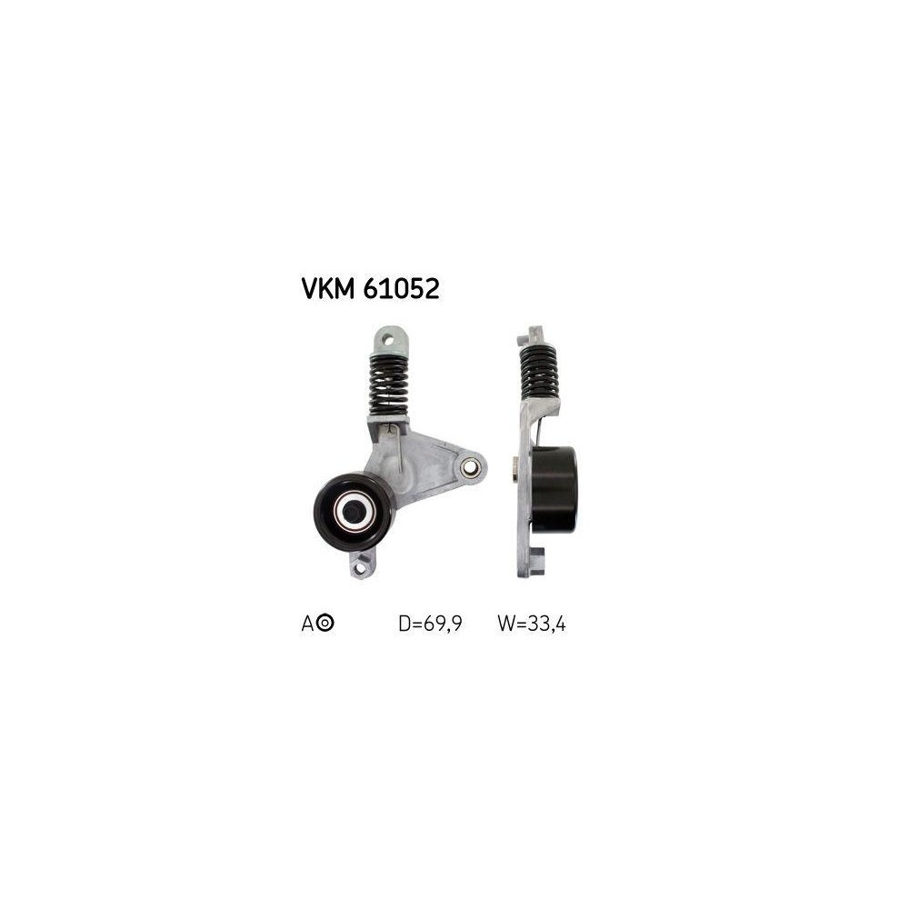 Натяжитель поликлинового ремня SKF VKM 61052 для TOYOTA, TOYOTA (FAW), фото №1