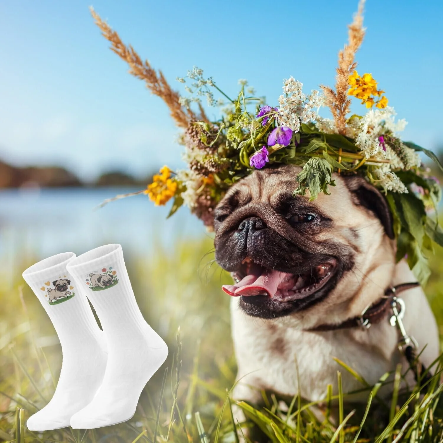 Шкарпетки Pug Paradise 8-11, фото №8