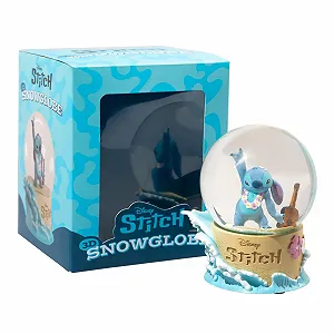 Снежный шар Disney Stitch Рождественский декоративный предмет 9 x 10 x 8 см synthetic.ua - Фото 1
