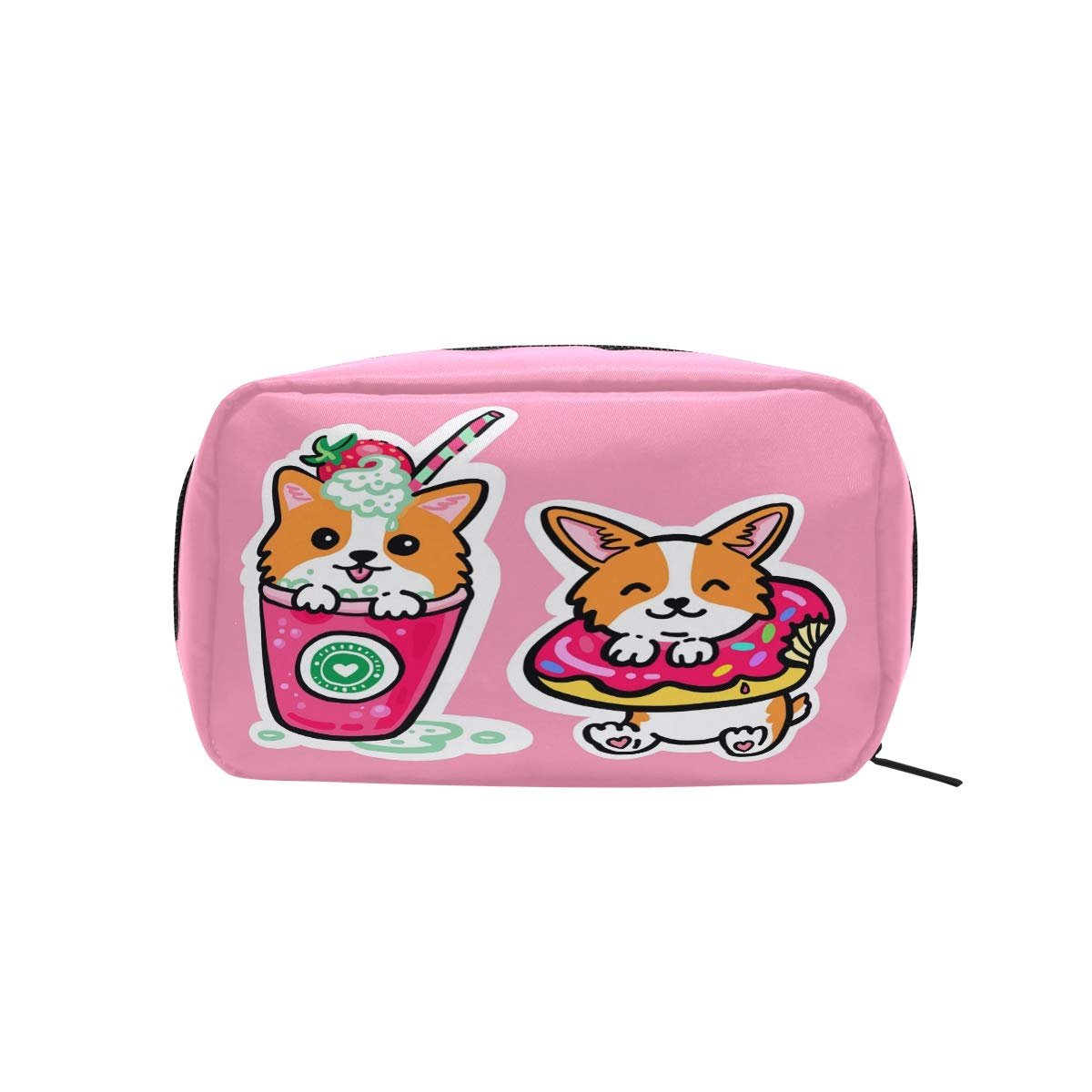 Косметичка Corgi Dog, дорожній органайзер, портативний, велика місткість, фото №2