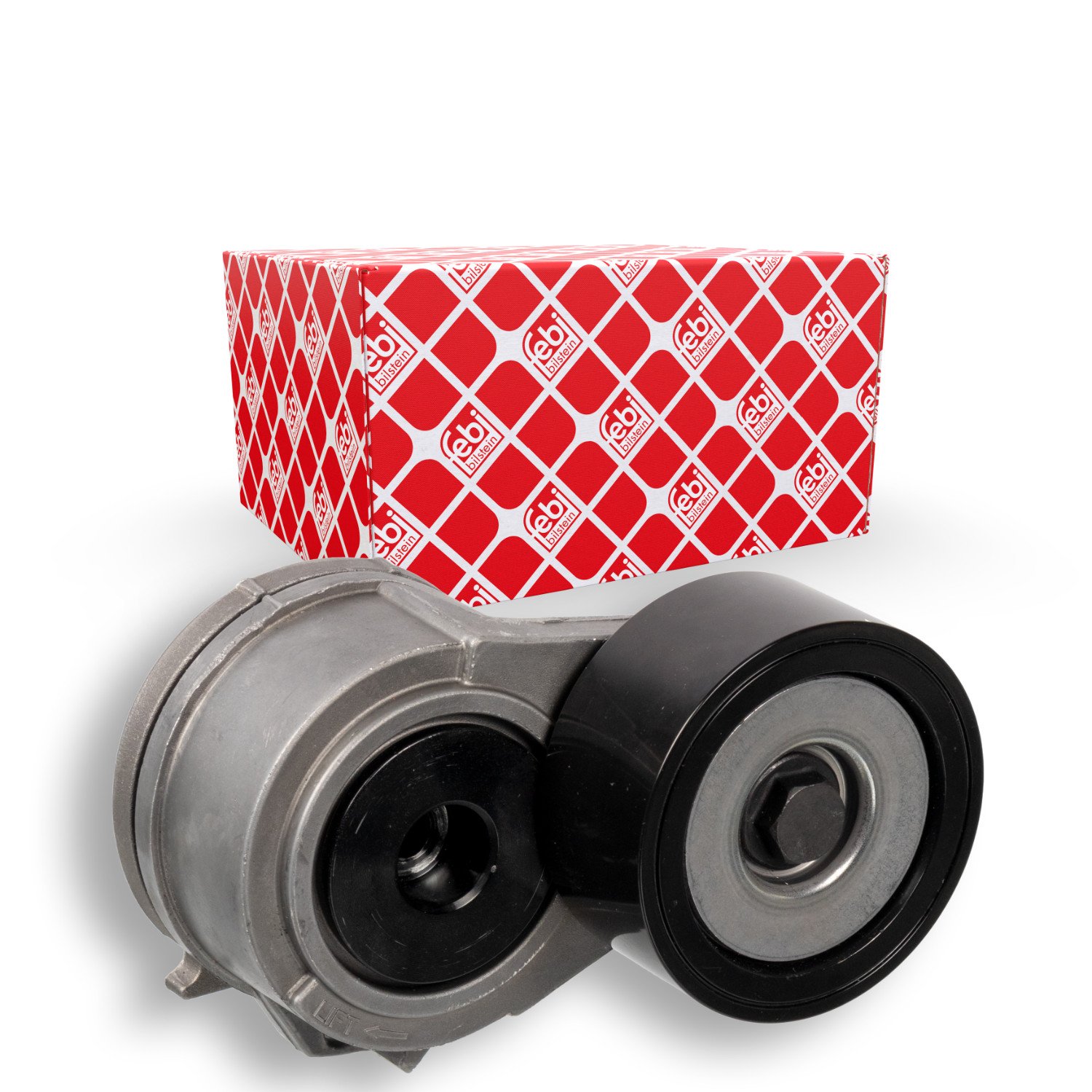 Натягувач ременя, поліклиновий ремінь FEBI BILSTEIN 170018 для MERCEDES-BENZ EVOBUS, фото №1 Натягувач ременя, поліклиновий ремінь FEBI BILSTEIN 170018 для MERCEDES-BENZ EVOBUS, фото №1