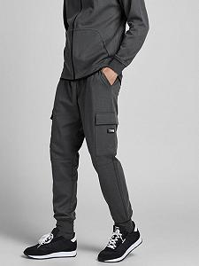 Штаны Jack&Jones JJIGORDON JJAIR CARGO SWEAT PANTS NB 12184972 Темно-серый M - Фото 1