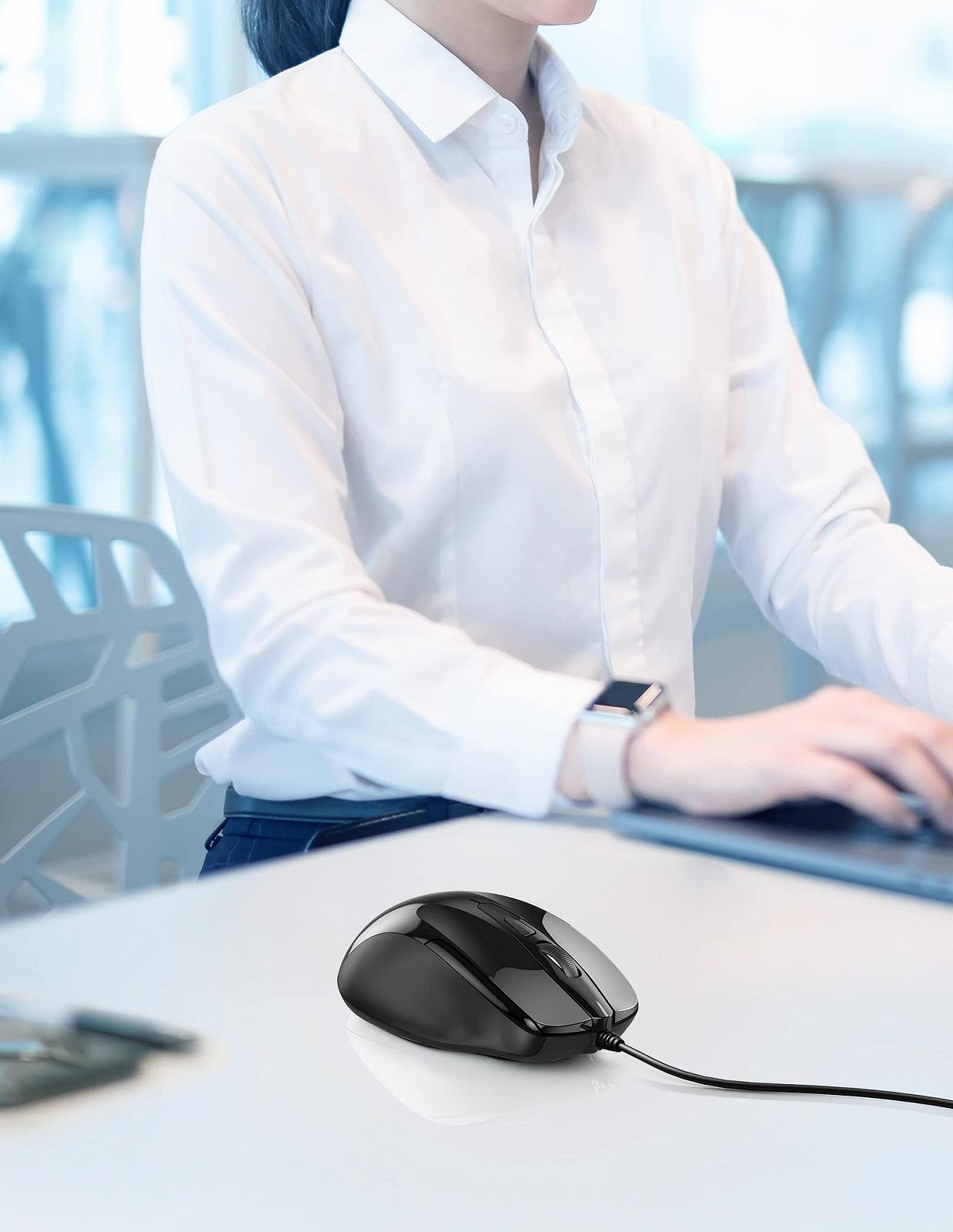 Мышь проводная TeckNet Pro S2 USB, 6 кнопок, до 2000 dpi, фото №8