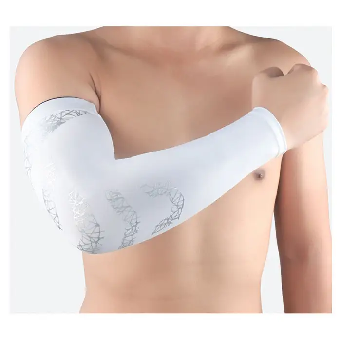 Компрессионный рукав эластичный бандаж для волейбола танцев гимнастики йоги LVR 001 XL 42x29x19 см White 16027, фото №1