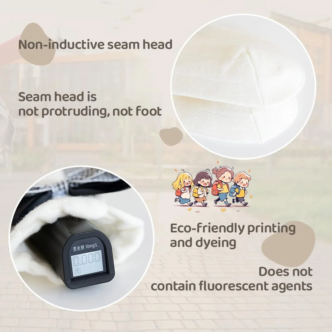 Гольфы 3 пары Cotton с бантами для девочек EU 36-39, фото №4