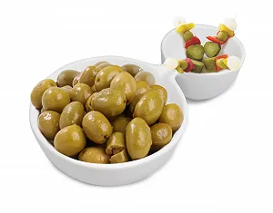 Двойная миска для закусок NERTHUS, белая - Фото 1