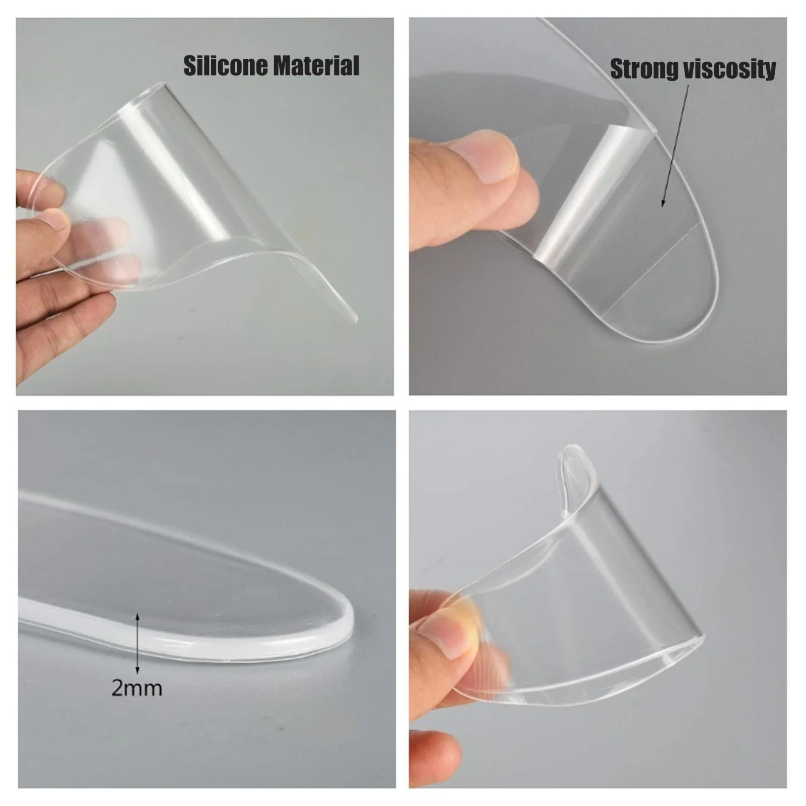 Силіконові патчі багаторазового використання Beauty для чола проти зморшок, фото №4