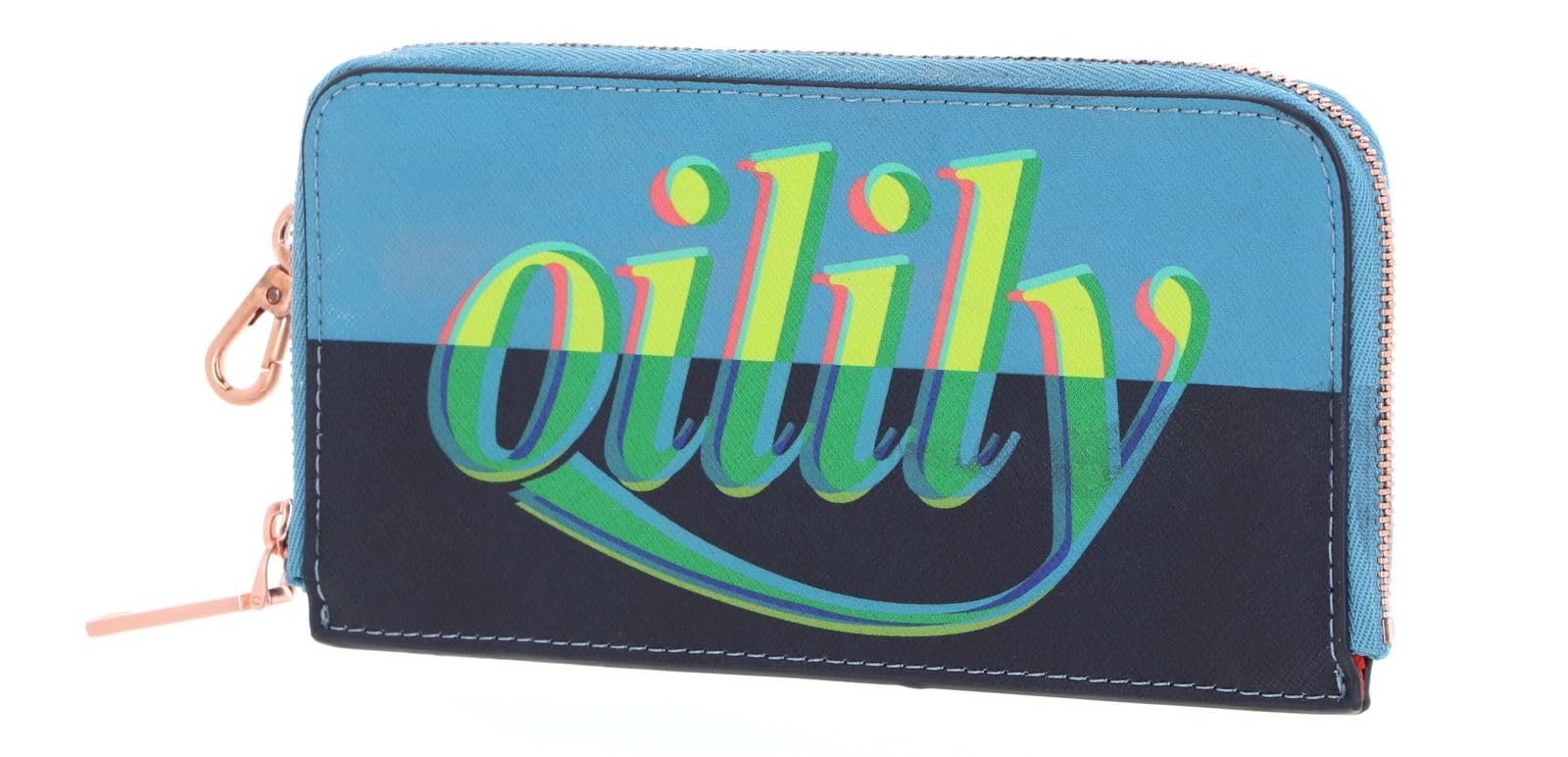 Гаманець для карток Oilily Logo Mania Card Zip L Adriac Blue, фото №1