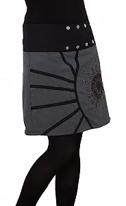 Спідниця Purewonder SK193 Жіноча на запах Бавовна Кнопки synthetic.ua - Фото 1