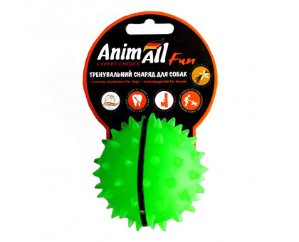 Игрушка AnimAll Fun мяч-каштан зелёный 5 см, фото №1
