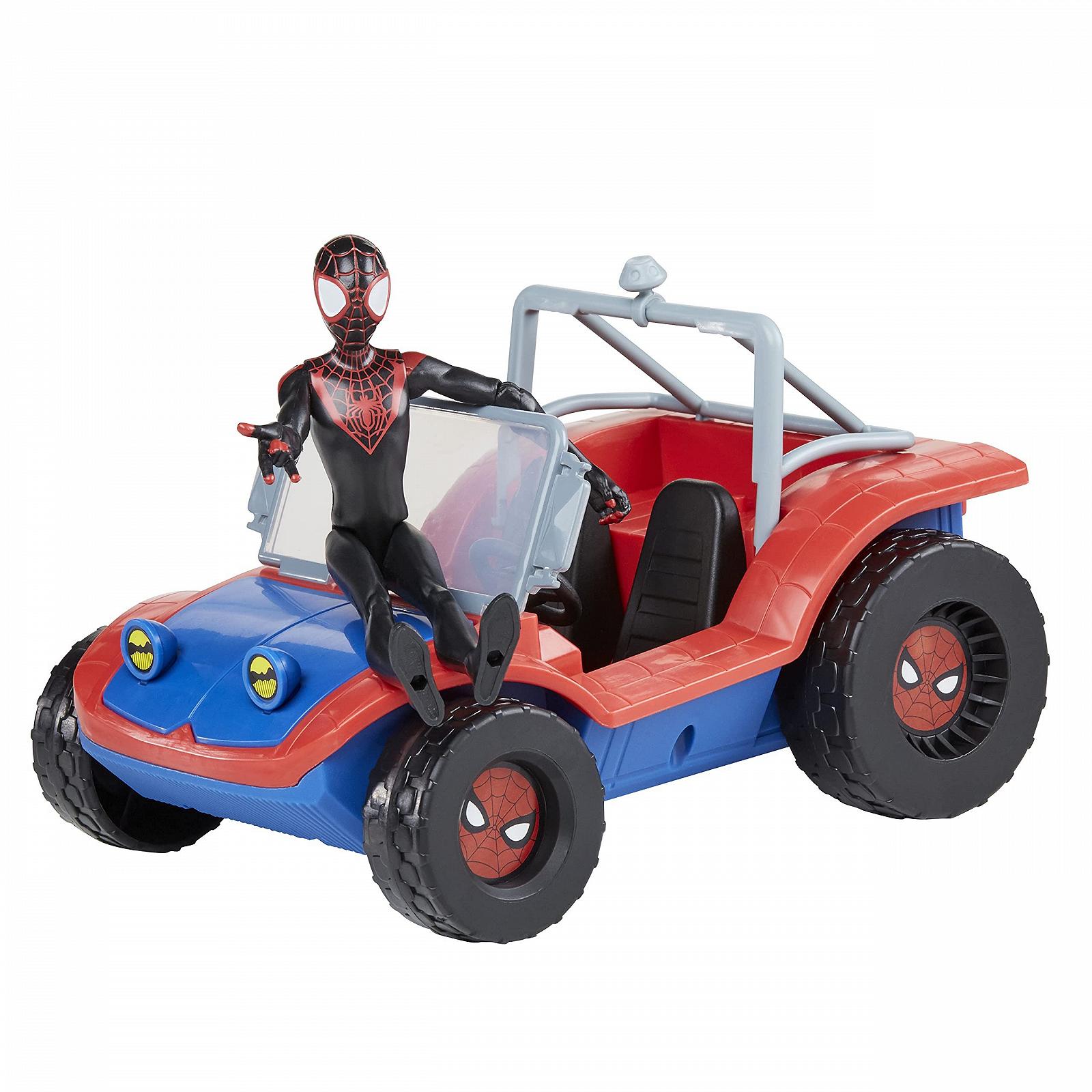 Транспорт Людина-павук Spider-Mobile Marvel з фігуркою Майлза Моралеса, фото №4