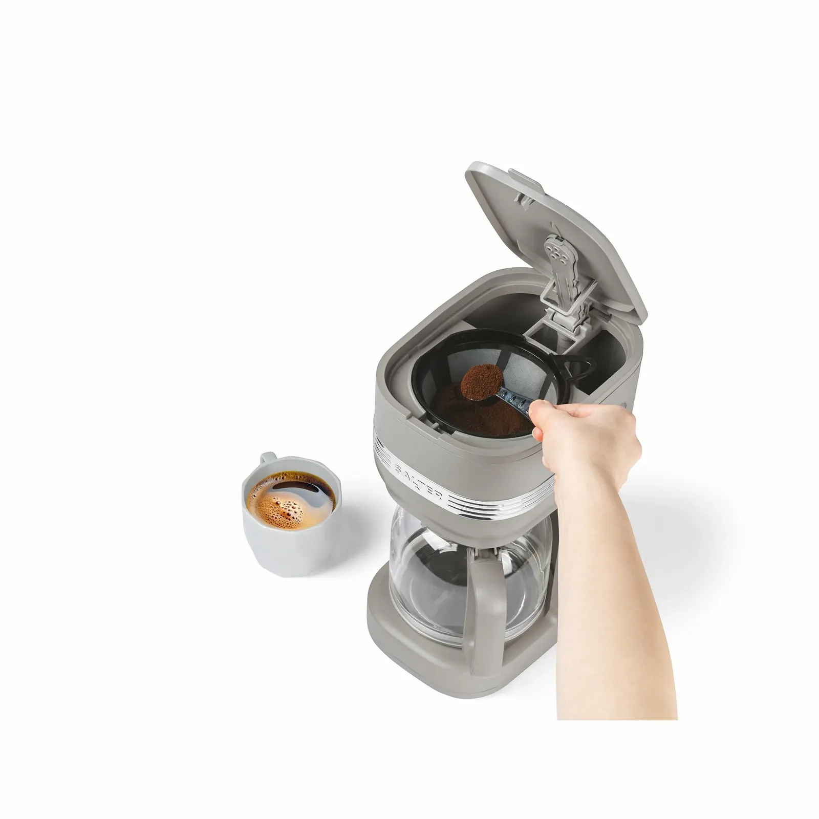 Фильтрационная кофеварка Salter Rise 1.5 L 900 W серо-коричневая, фото №5