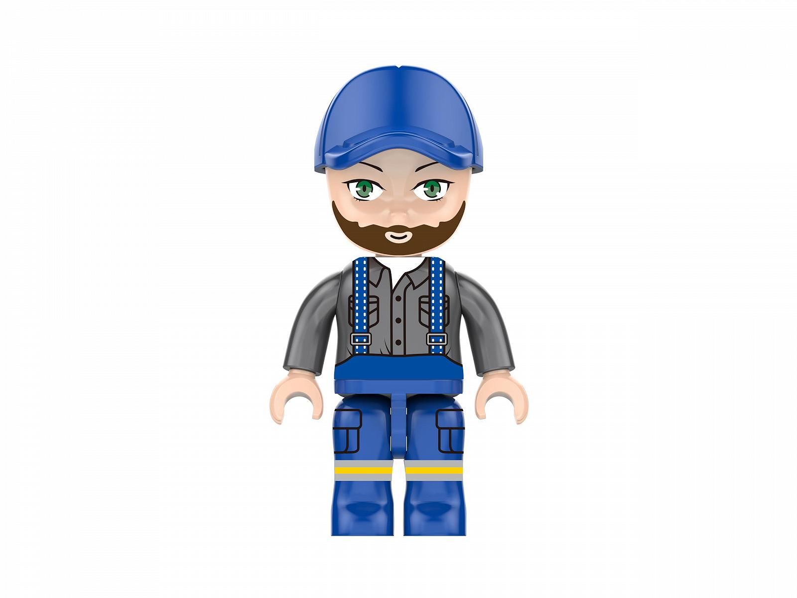 Тягач Kiddicraft KC1110 Большой с прицепом, фото №6 Тягач Kiddicraft KC1110 Большой с прицепом, фото №6