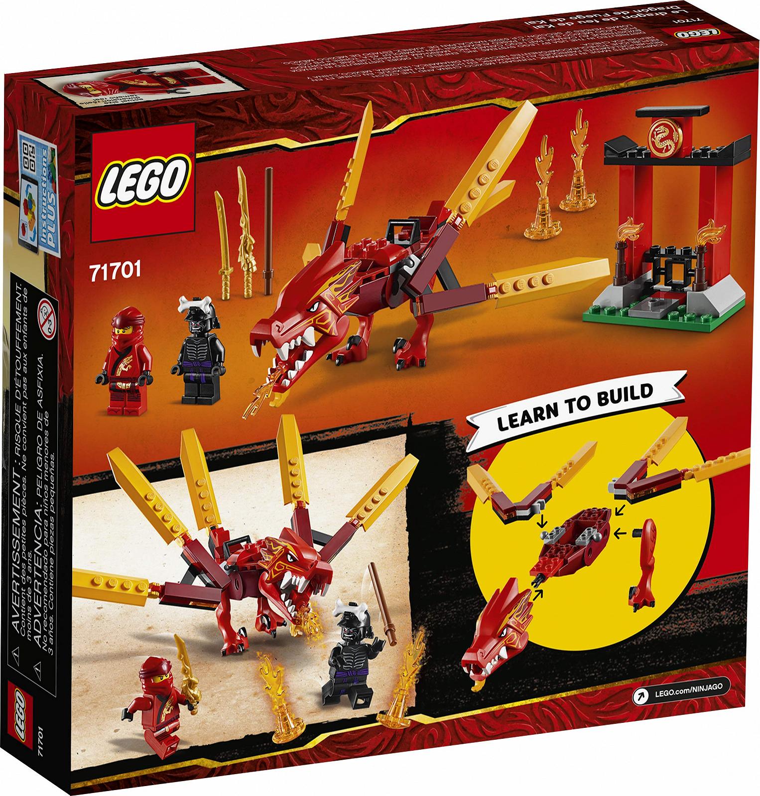 Lego Ninjago 71701 Вогняний Дракон Кая, фото №6 Lego Ninjago 71701 Вогняний Дракон Кая, фото №6