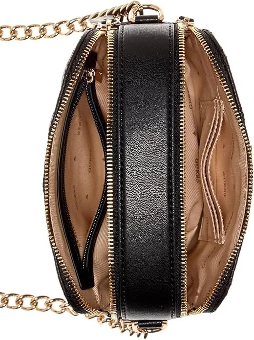 Жіноча сумка через плече Guess Giully Mini Status Чорний, фото №4