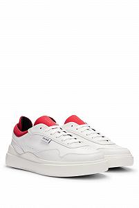 Кросівки HUGO Blake Tenn Шкіряні на шнурівці з кольоровими деталями synthetic.ua - Фото 1