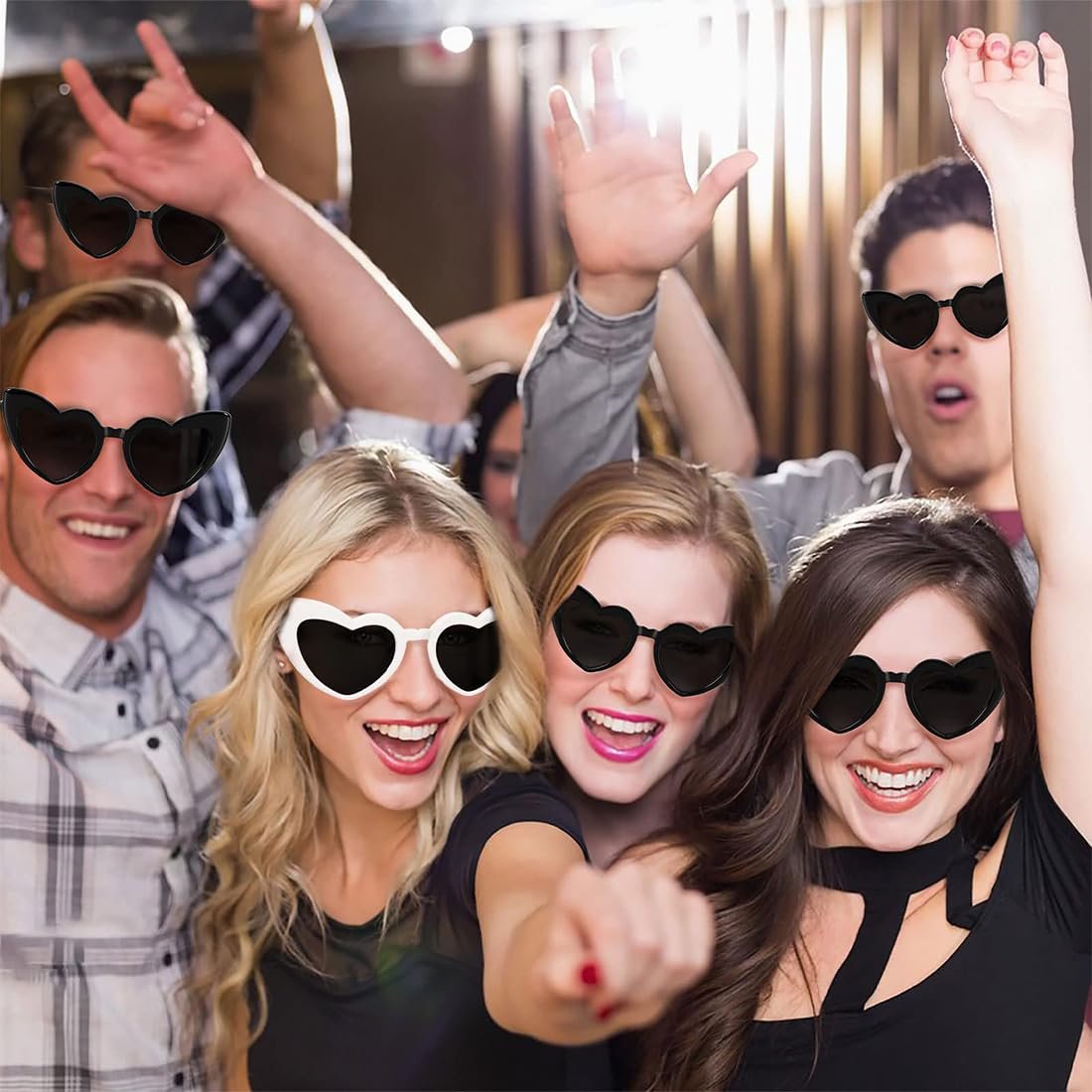 Солнцезащитные Очки Сердце KOQAIIZ, 4 шт., фото №5 Солнцезащитные Очки Сердце KOQAIIZ, 4 шт., фото №5