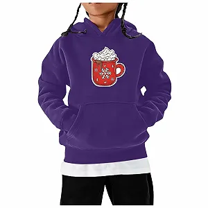 Детский рождественский свитер, детская толстовка с длинными рукавами и модным принтом - Фото 1