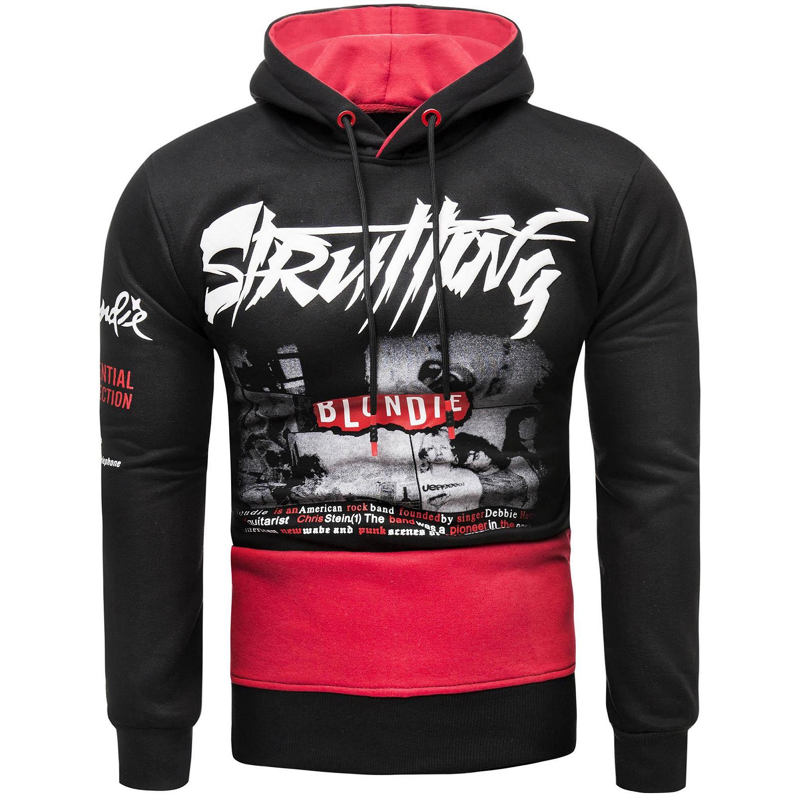 Толстовка мужская Recea с капюшоном чёрная, L, фото №1 Толстовка мужская Recea с капюшоном чёрная, L, фото №1