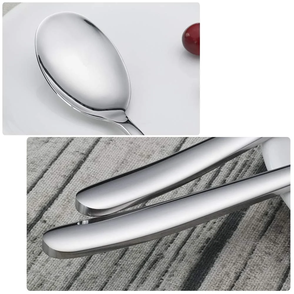 Ложка для сервірування (6 штук) велика для буфету нержавіюча сталь, фото №3 Ложка для сервірування (6 штук) велика для буфету нержавіюча сталь, фото №3