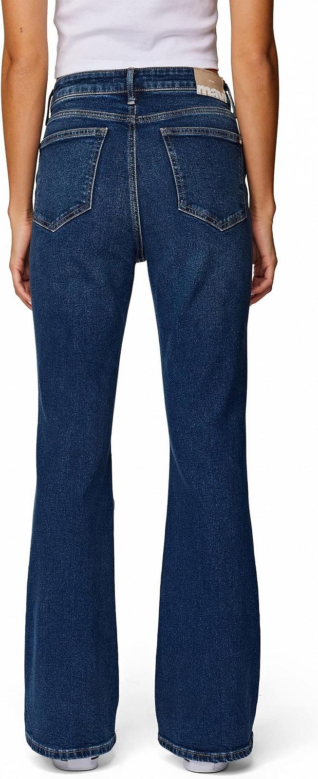 Женские джинсовые штаны MAVI SAMARA Deep Blue Brushed Denim - 25, фото №4