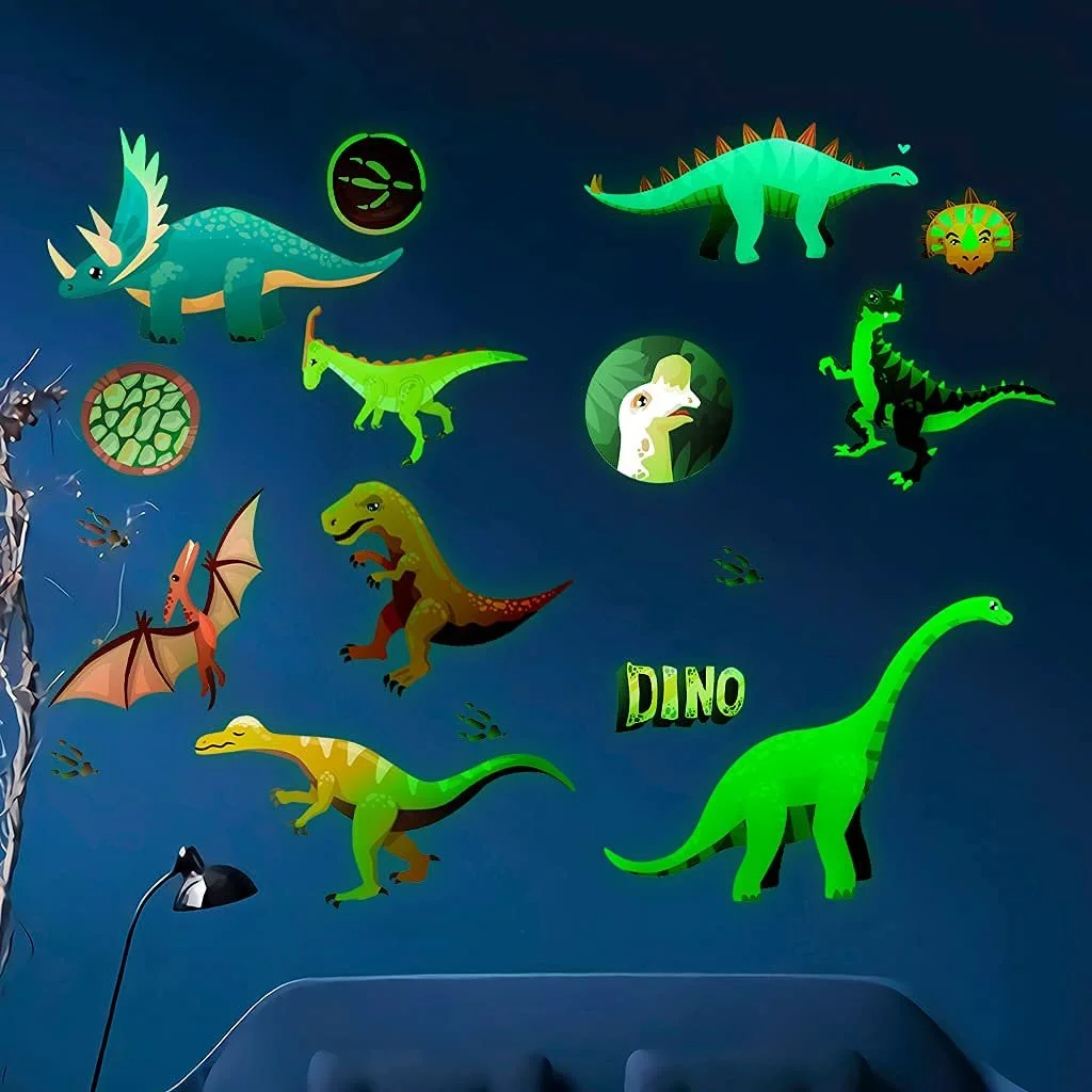 Наклейка на стіну Alnicov Dinosaur Luminous 17 шт., фото №7 Наклейка на стіну Alnicov Dinosaur Luminous 17 шт., фото №7