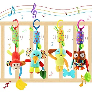 Купити Підвісна іграшка для коляски Evance, 4 шт., Іграшка-брязкальце, для коляски - Фото 1 Підвісна іграшка для коляски Evance, 4 шт., Іграшка-брязкальце, для коляски - Фото 1