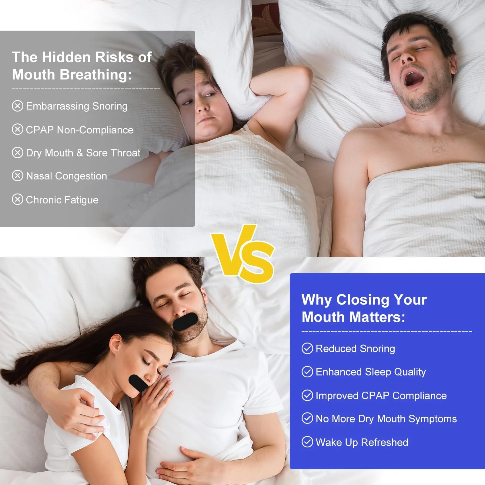 Полоски для рта для сна 30 шт. Овальные для взрослых. Уменьшают дыхание ртом, фото №4 Полоски для рта для сна 30 шт. Овальные для взрослых. Уменьшают дыхание ртом, фото №4