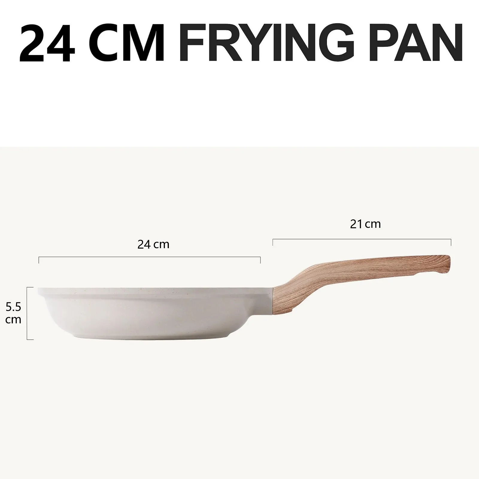 Сковорідка RIOVARM Індукційна Антипригарна 24 см, фото №2