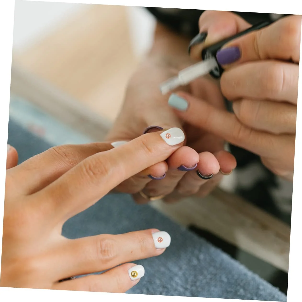 Прикраса для нігтів Beavorty Набір Міні Бісер для нігтів Металеві кульки, фото №6