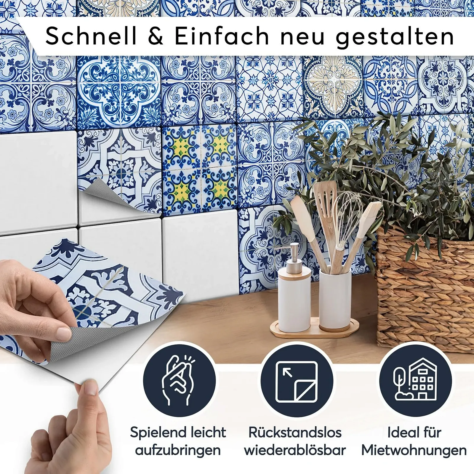 Наклейки на плитку creatisto Design Motif Classic 9 шт, фото №2