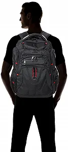 Рюкзак для ноутбука KROSER 17.3" Business Travel Waterproof RFID Black synthetic.ua - Фото 1