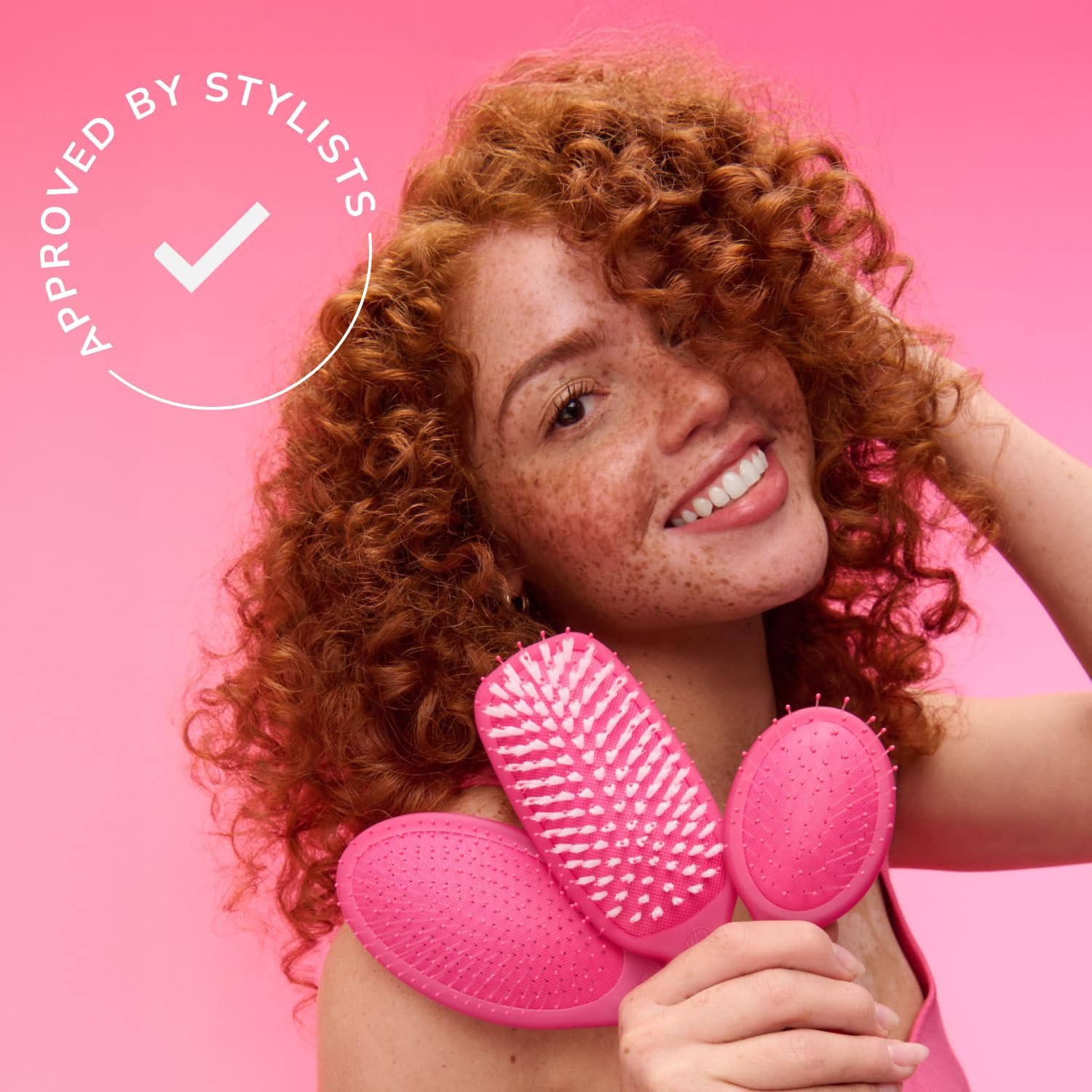 Щітка WetBrush Speed Dry Detangler з термостійкою щетиною Heatflex та відкритою вентильованою конструкцією для швидкого сушіння волосся, колір аква, фото №8