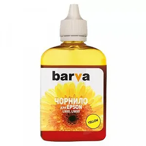 Чорнило BARVA EPSON L800/L810/L850/L1800 T6734 90г YELLOW (L800-414) 11308 - Фото 1