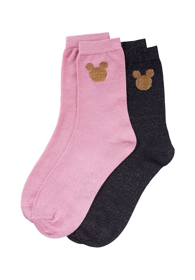 Носки ONOMATO! Mickey Mouse Женские, набор 2 шт, разноцветные, фото №1