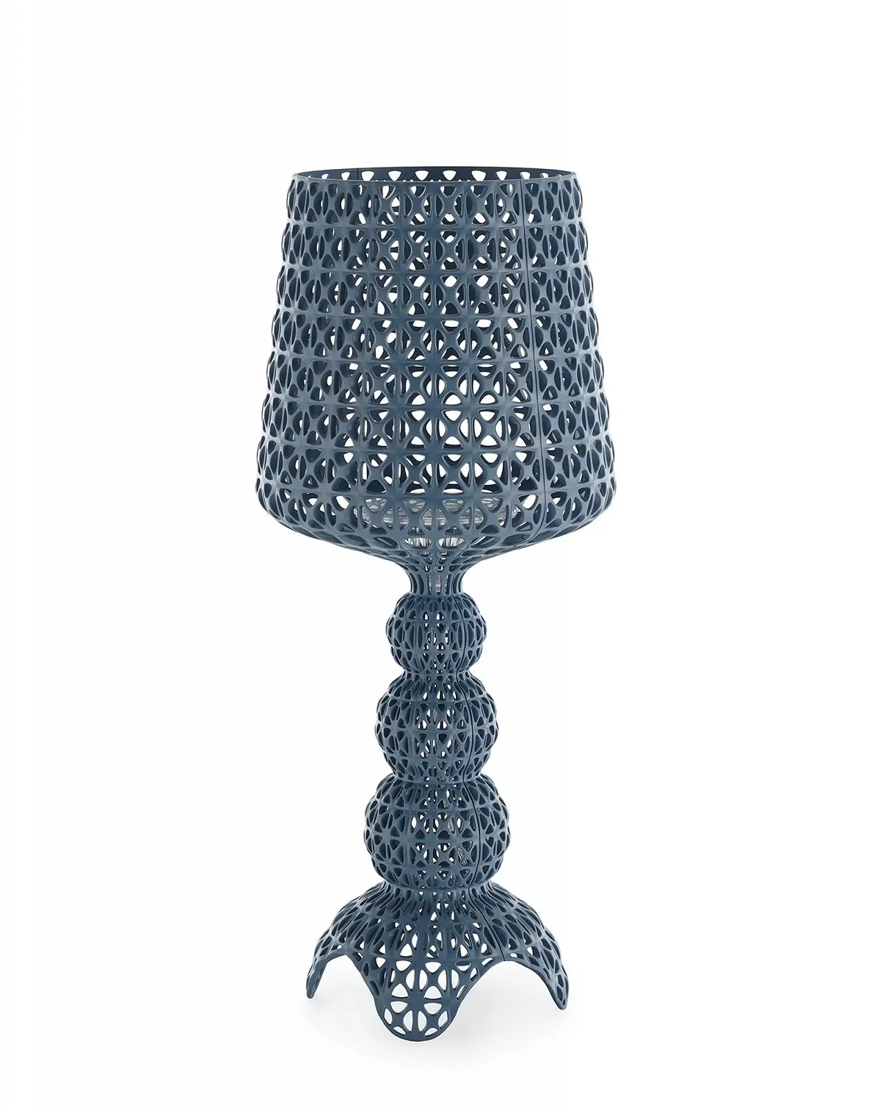 Настільна лампа Kartell Mini Kabuki Димирувана 70 см Синя, фото №2