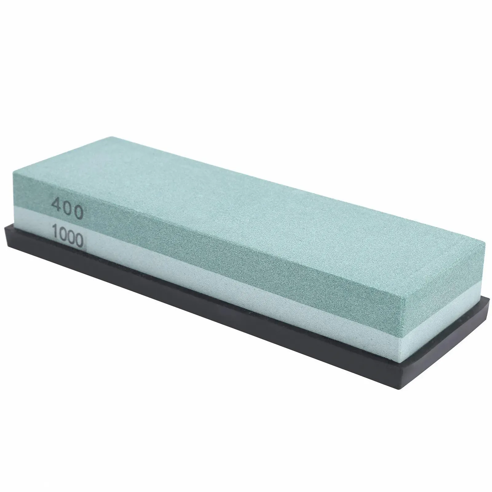 Точильный камень двухсторонний White Corundum 400/1000 Grit с базой, фото №8