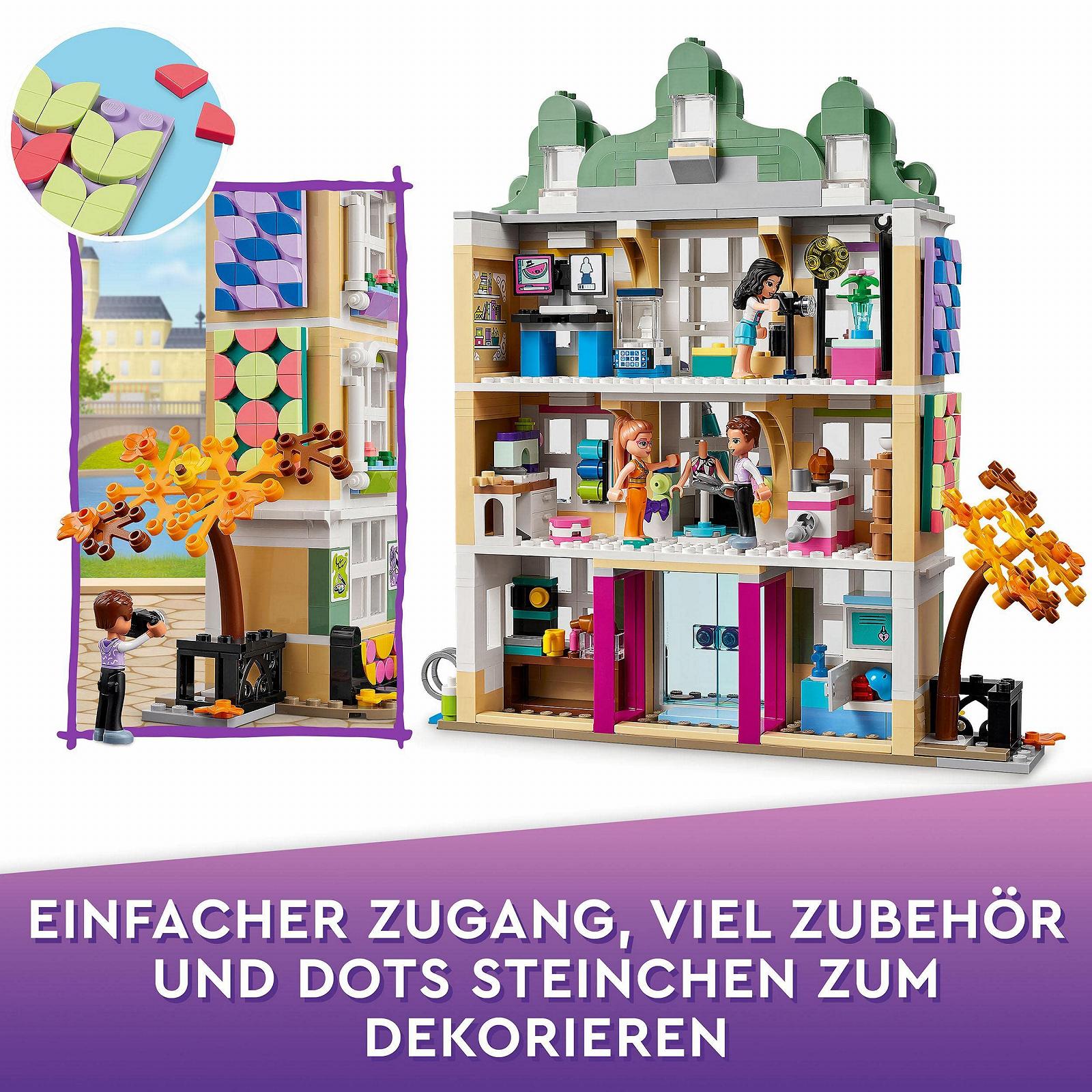 Конструктор LEGO Friends 41711 Школа мистецтв Емми - різнокольоровий, фото №3