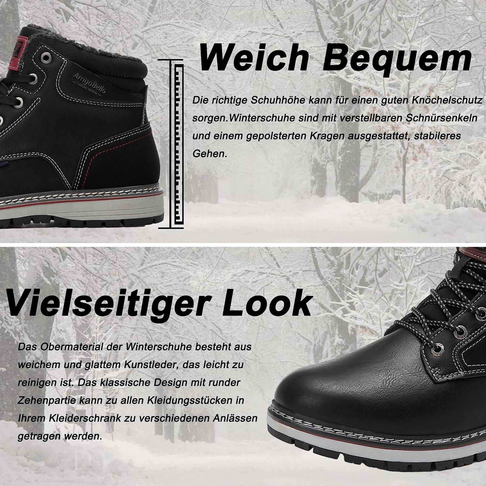Зимние мужские ботинки AX BOXING Lined Warm, размер 41–46 EU, фото №5