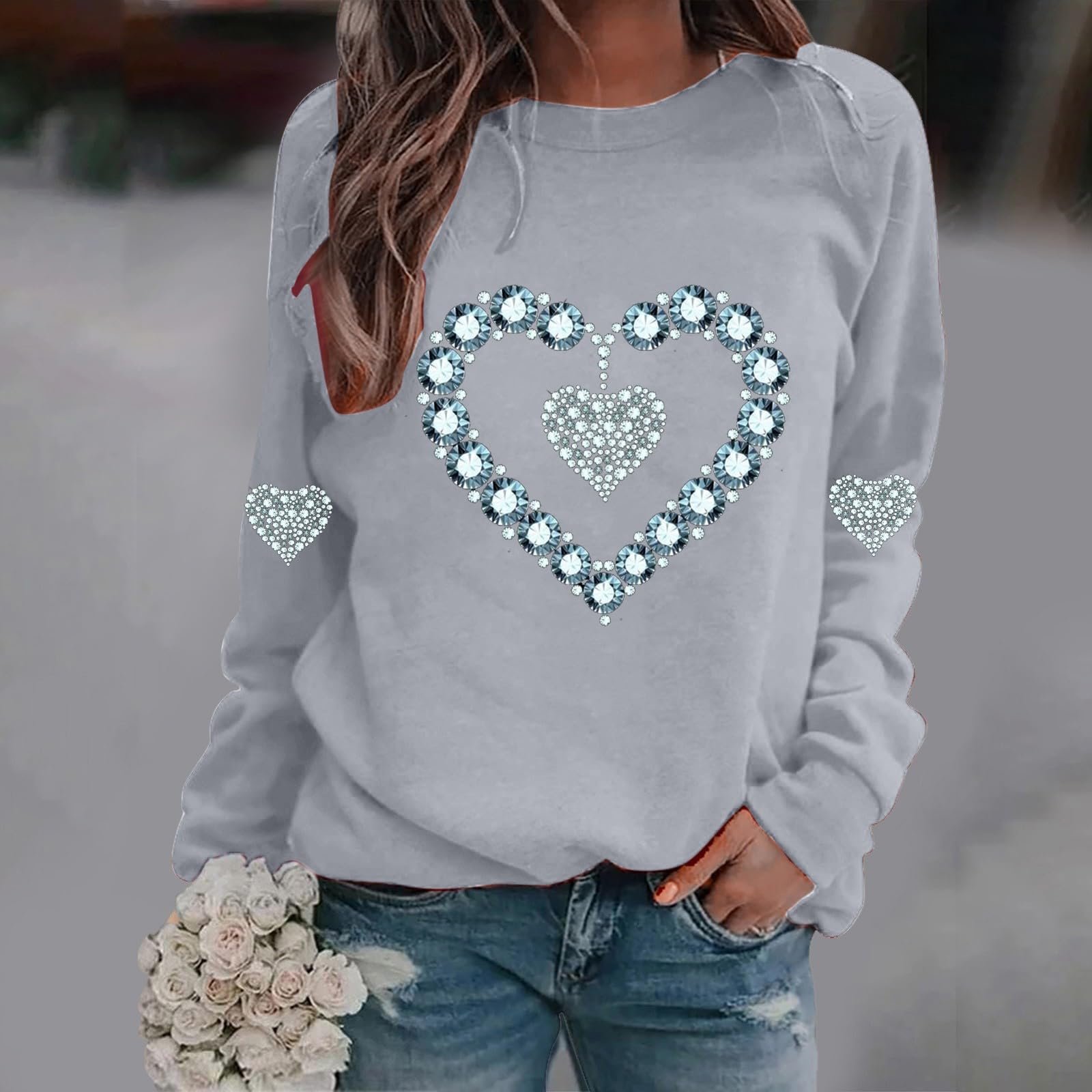 Женский свитшот Generisch с буквенным принтом, женский элегантный высококачественный пуловер с длинными рукавами, мягкий свитшот на Хэллоуин, фото №3