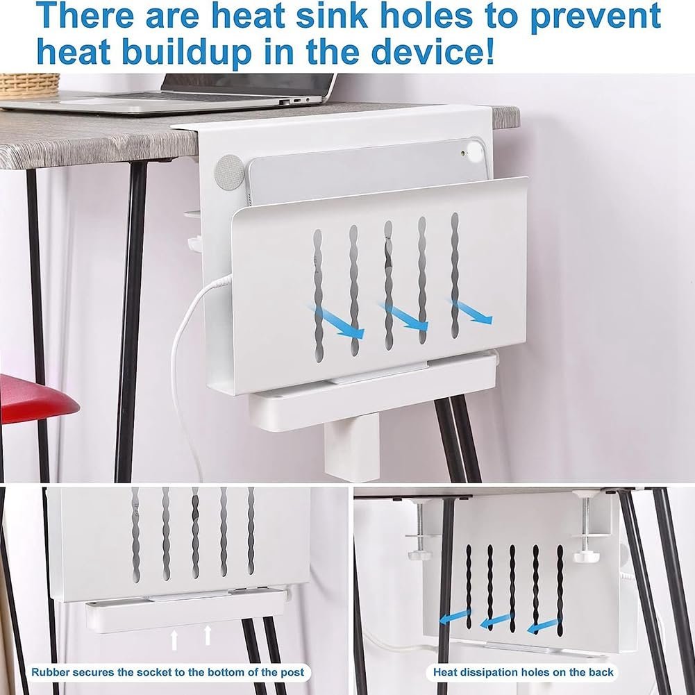 Подставка для ноутбука стальная к столу сбоку, нагрузка 3 кг, B, фото №6