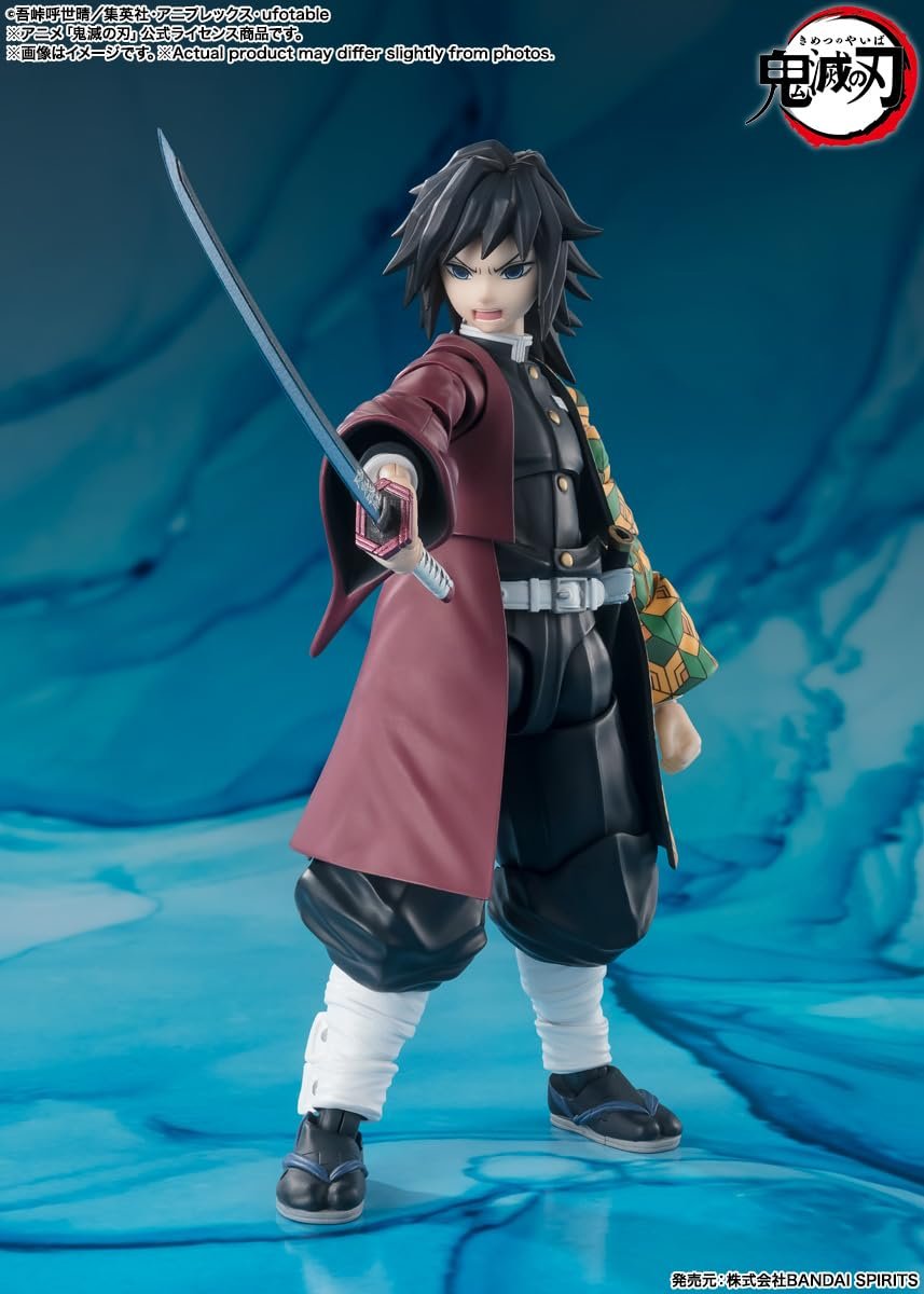 Фігурка Giyu Tomioka Demon Slayer Kimetsu no Yaiba Bandai Spirits S.H.Figuarts, фото №4