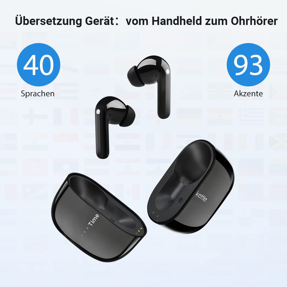 Пристрій для перекладу Timekettle M3, з двостороннім перекладом та додатком для 40 мов та 93 діалектів, фото №2