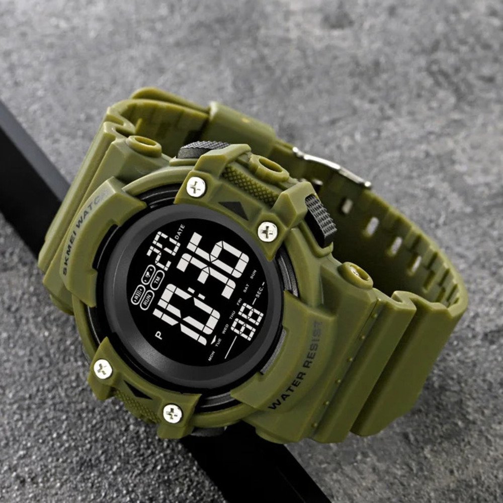 Годинник Skmei 2195AG Army Green, фото №2