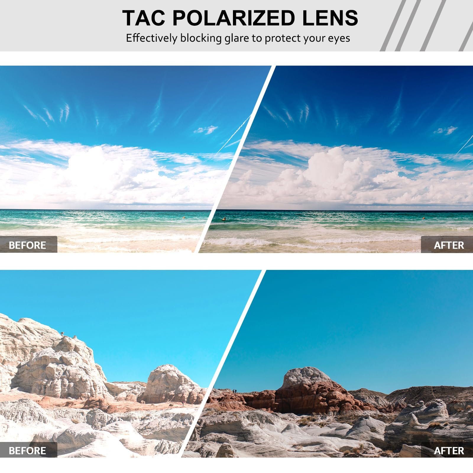 Поляризовані сонцезахисні окуляри Myiaur для жінок, що одягаються поверх окулярів, з УФ-захистом, фото №6 Поляризовані сонцезахисні окуляри Myiaur для жінок, що одягаються поверх окулярів, з УФ-захистом, фото №6