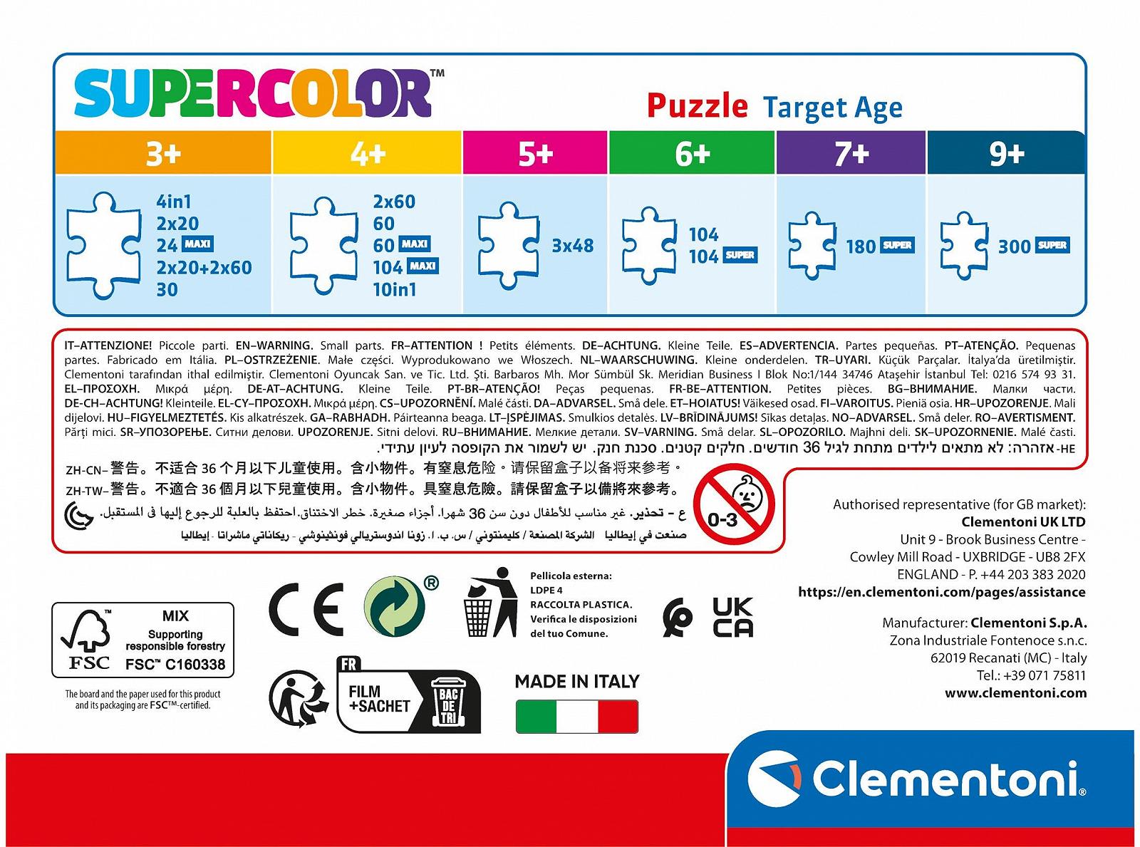 Пазли Clementoni Super Kolor Marvel Spidey 60 елементів, фото №3
