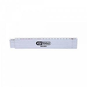 Складний метр KS TOOLS 300.0061 synthetic.ua - Фото 1